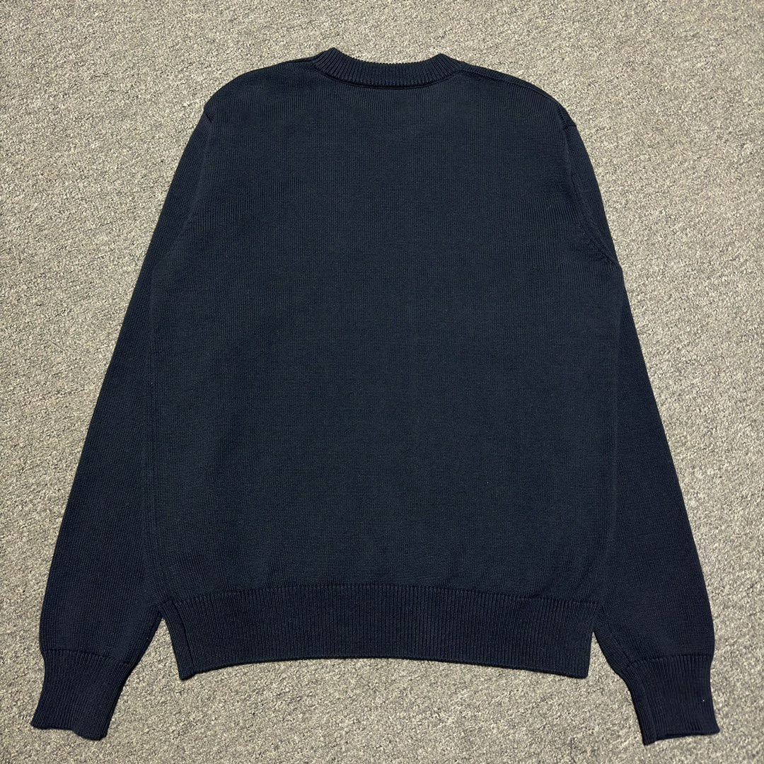 Louis Vuitton Embroidered cotton blend crew neck（1AFQQ3）