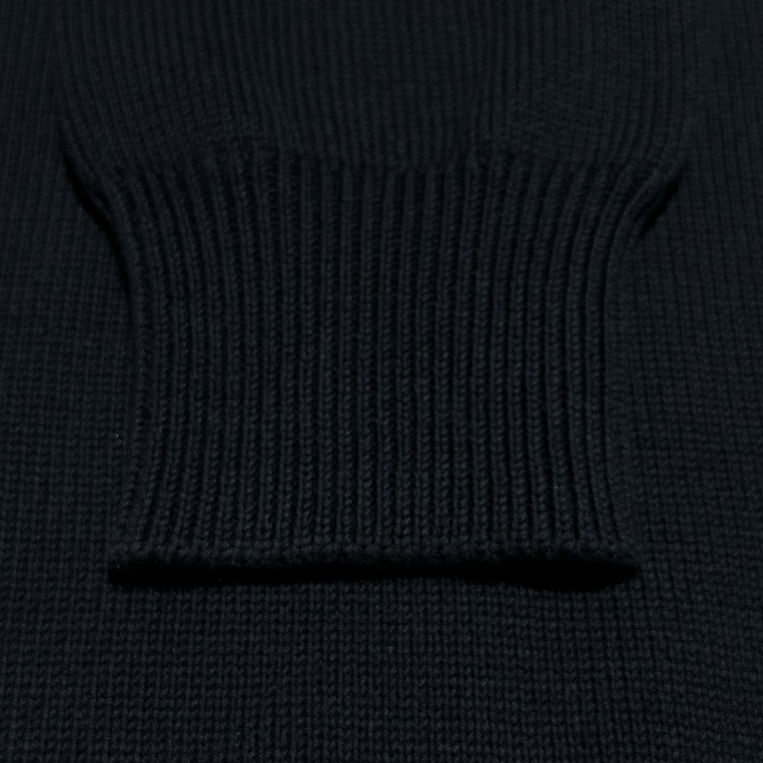 Louis Vuitton Embroidered cotton blend crew neck（1AFQQ3）