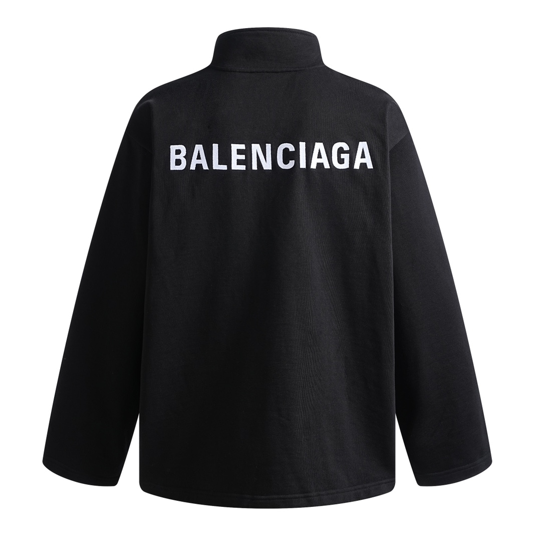 BALENCIAGA High neck zip sweater(818540 TRVJ31070）