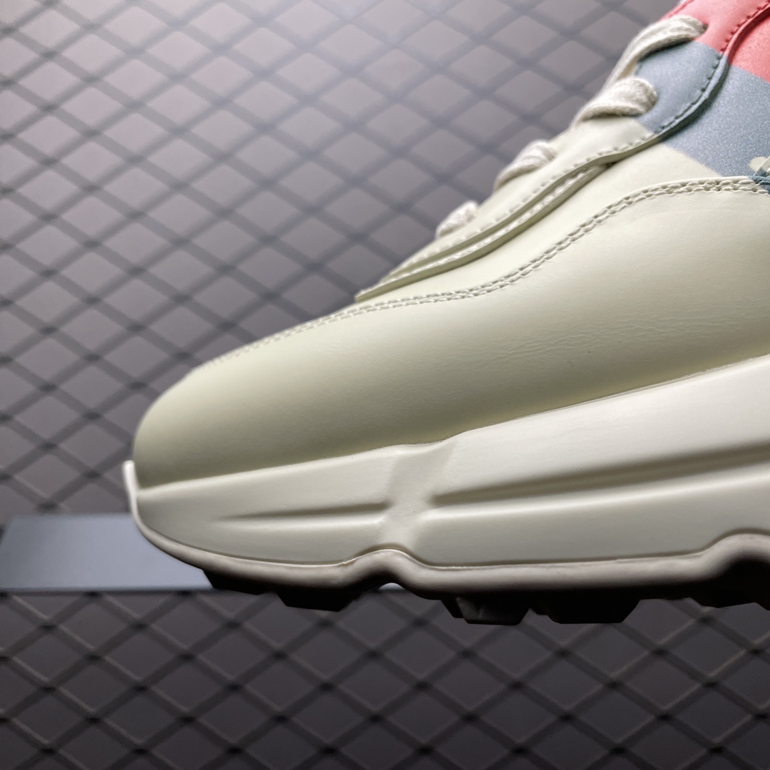 GUCCI Men's Rhyton sneaker in ivory leather（816179UPG009522）