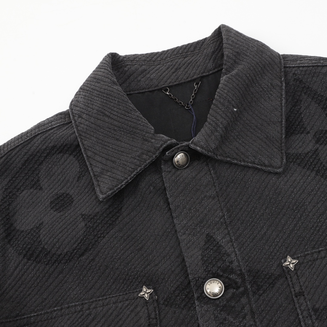 Louis Vuitton Monogram denim blouson（1AFYCG）