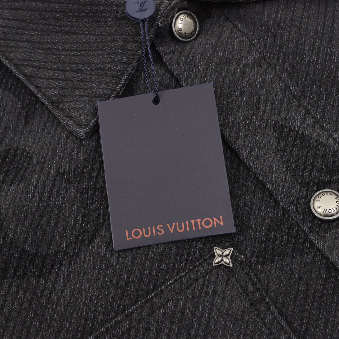 Louis Vuitton Monogram denim blouson（1AFYCG）