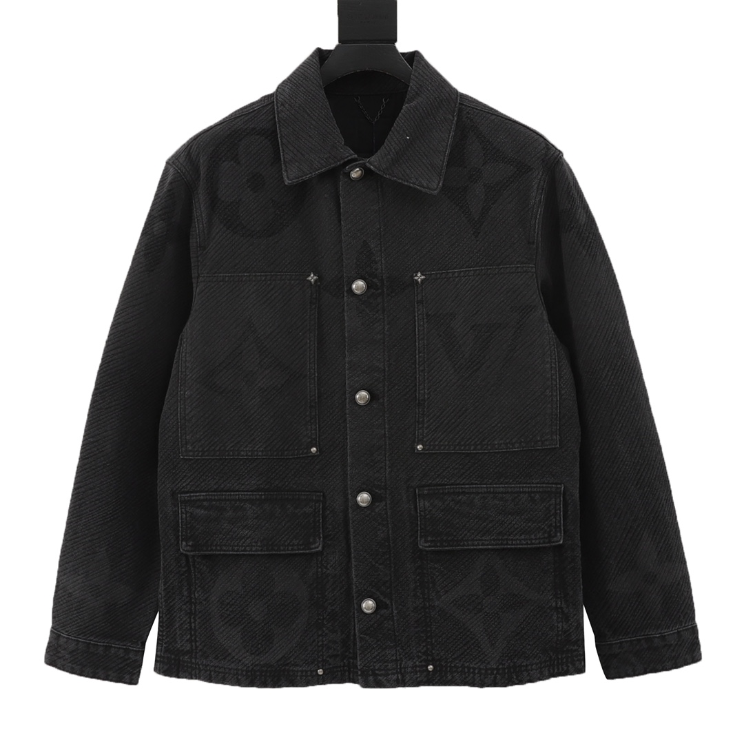 Louis Vuitton Monogram denim blouson（1AFYCG）