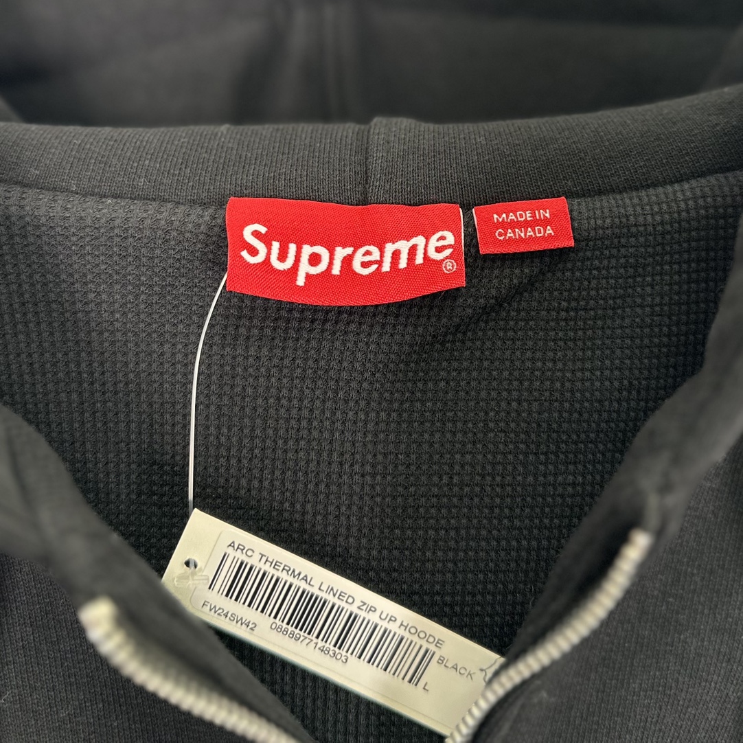 Supreme Arc Thermal Zip Up Hooded Sweatshirt(SUP-FW24-191) Supreme Arc Thermal Zip Up Hooded Sweatshirt(SUP-FW24-191)