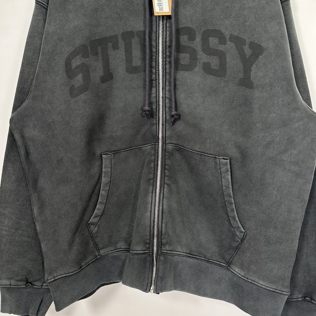 STUSSY ZIP HOODIE FADED GRAPHIC（118553）