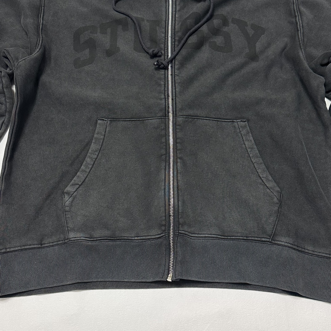 STUSSY ZIP HOODIE FADED GRAPHIC（118553）