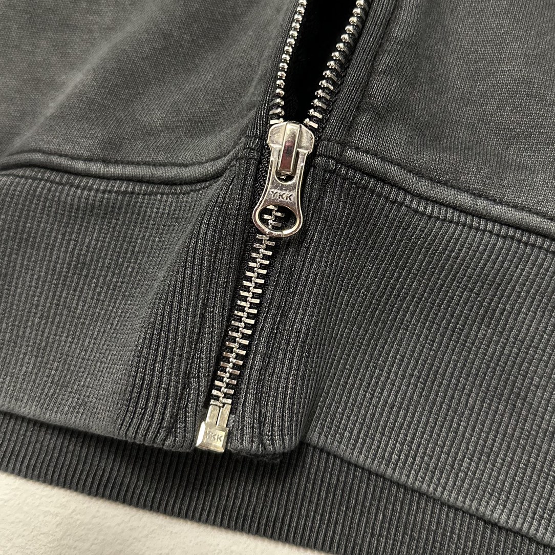 STUSSY ZIP HOODIE FADED GRAPHIC（118553）