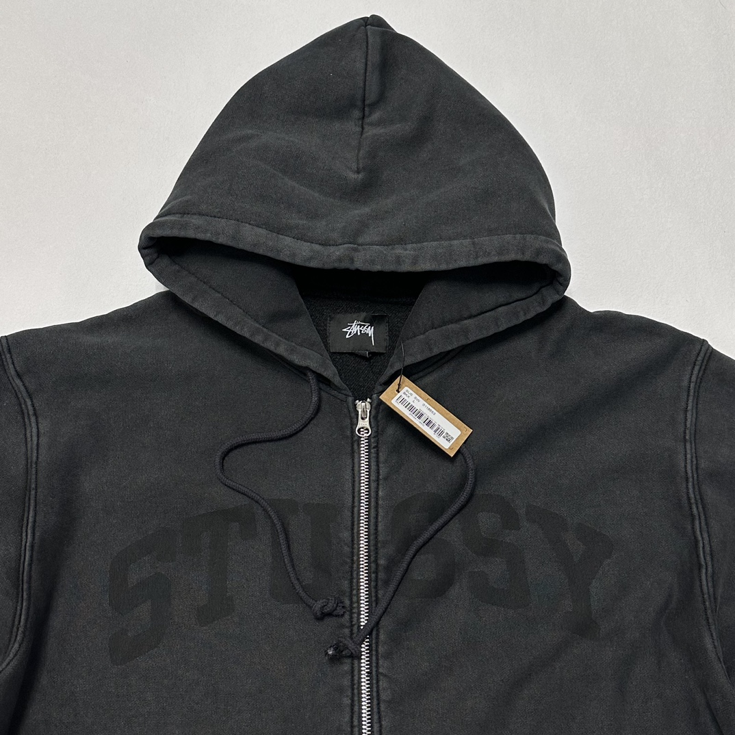 STUSSY ZIP HOODIE FADED GRAPHIC（118553）