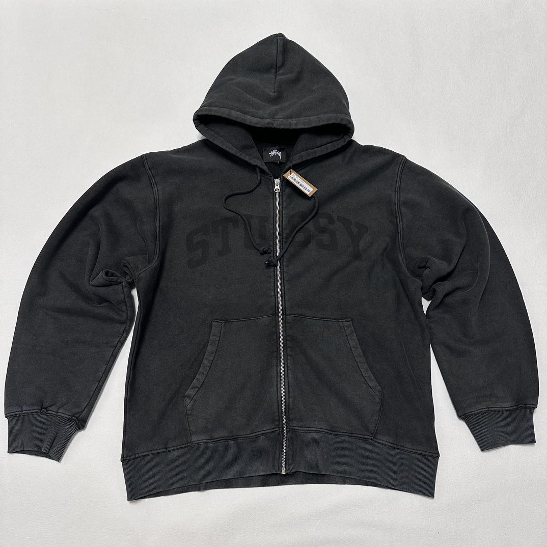 STUSSY ZIP HOODIE FADED GRAPHIC(118553) STUSSY ZIP HOODIE FADED GRAPHIC(118553)