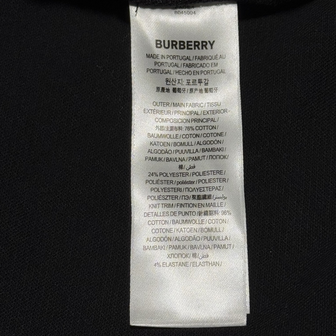 Burberry check-detail hoodie（8045004）