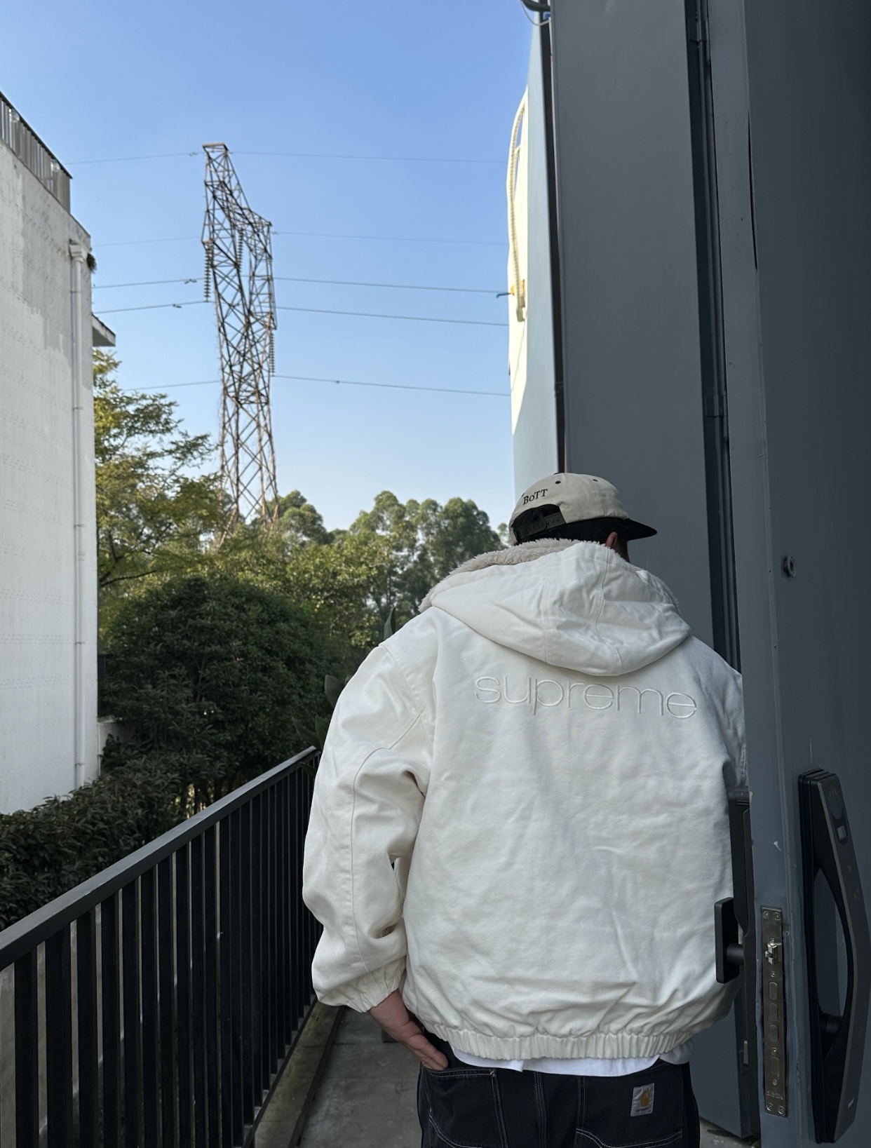 Supreme Faux Shearling Lined Bomber Jacket（SUP-FW24-110）