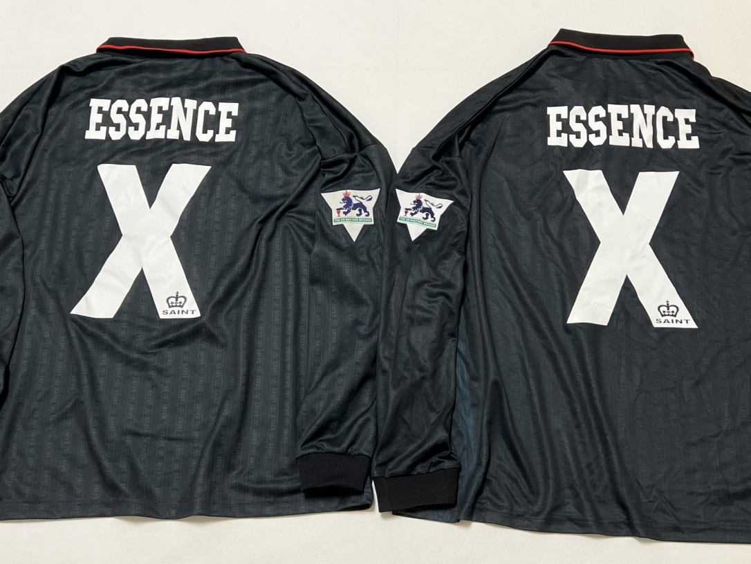 SAINT Mxxxxxx Soccer Shirt Faith "Black"   (SM-YS1-0000-020）
