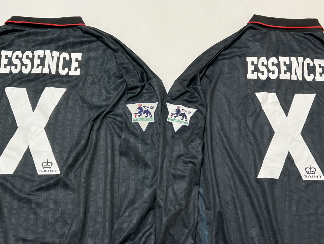 SAINT Mxxxxxx Soccer Shirt Faith "Black"   (SM-YS1-0000-020）