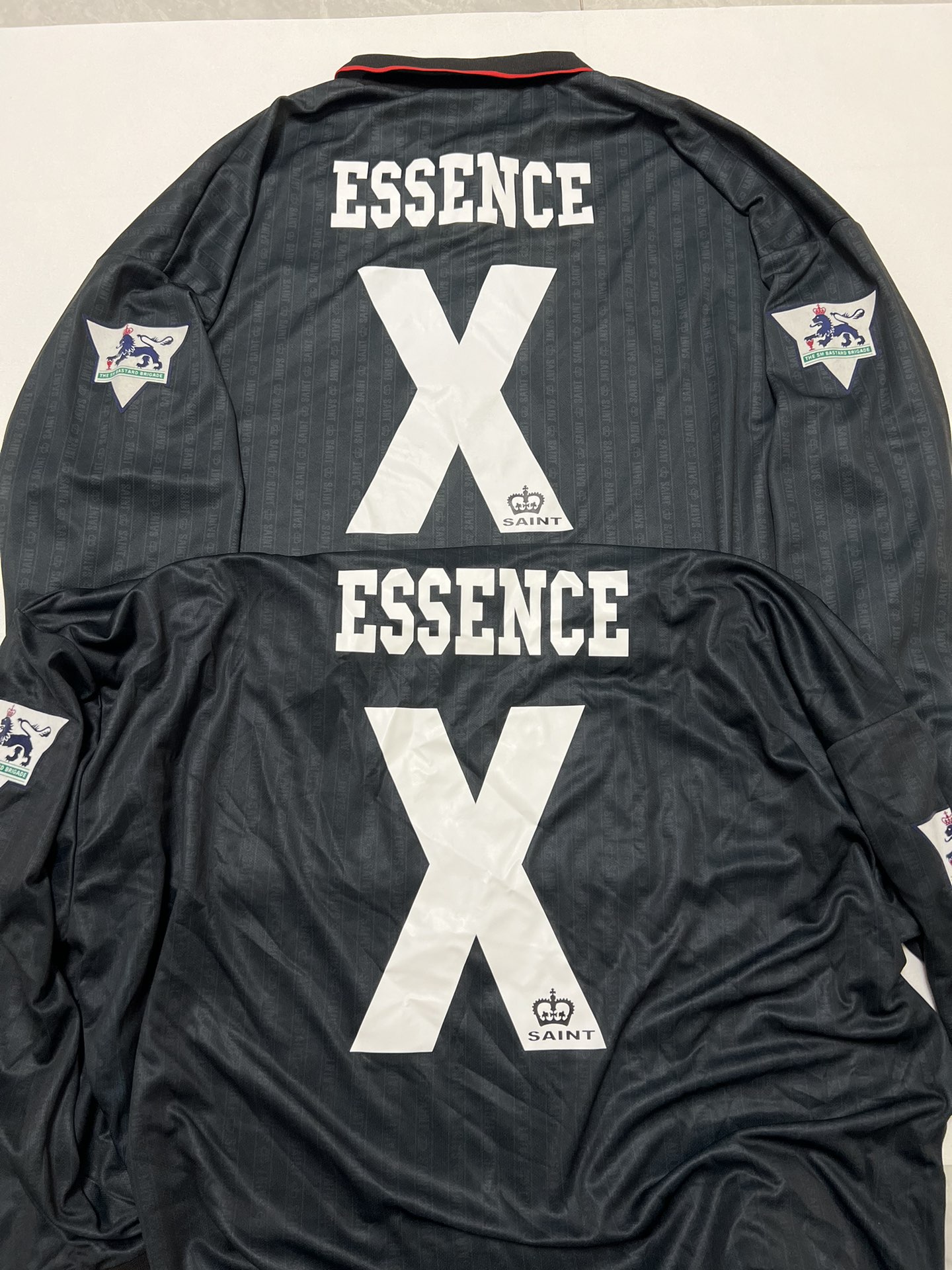 SAINT Mxxxxxx Soccer Shirt Faith "Black"   (SM-YS1-0000-020）
