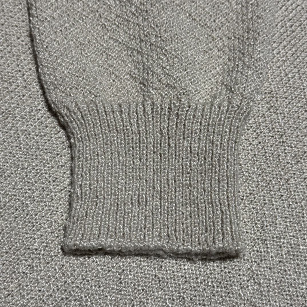 Zegna Light grey melange Oasi Cashmere crewneck（38PGTU77）