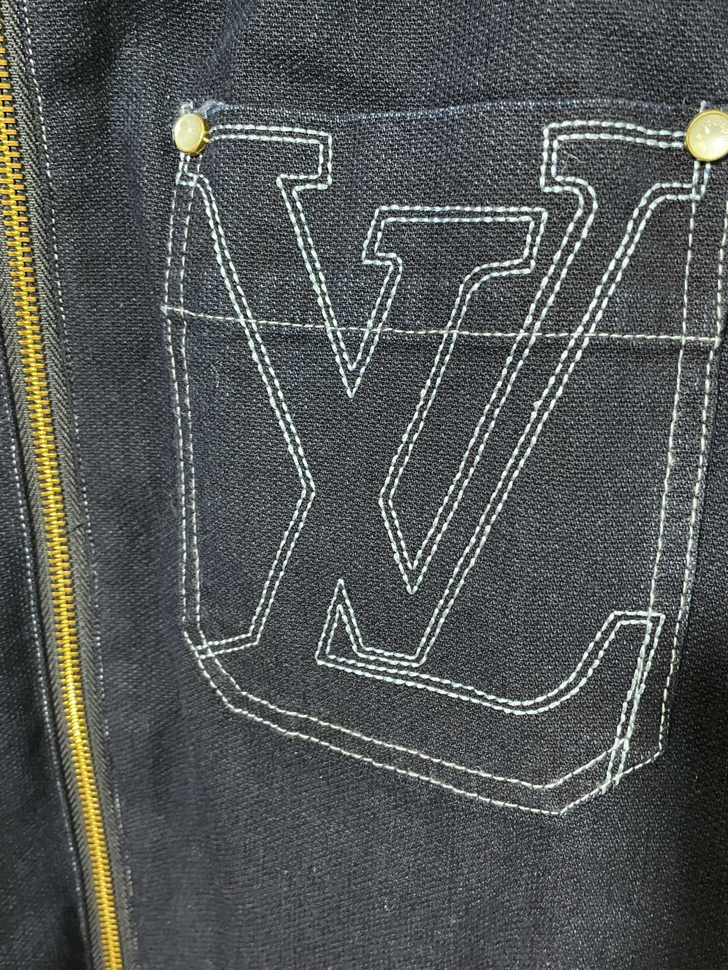 Louis Vuitton Winter Workwear Denim Jacket（1AGIO5）