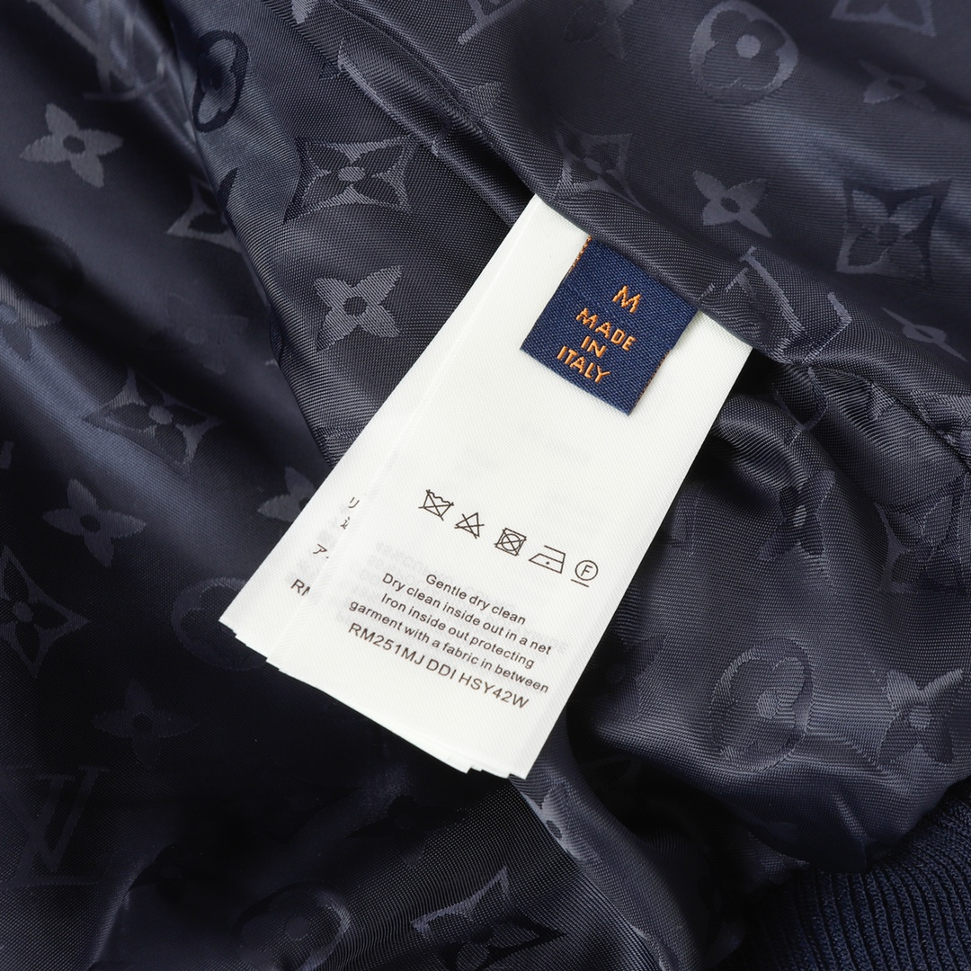 Louis Vuitton  Leather patch fleece blouson（1AGLXO）