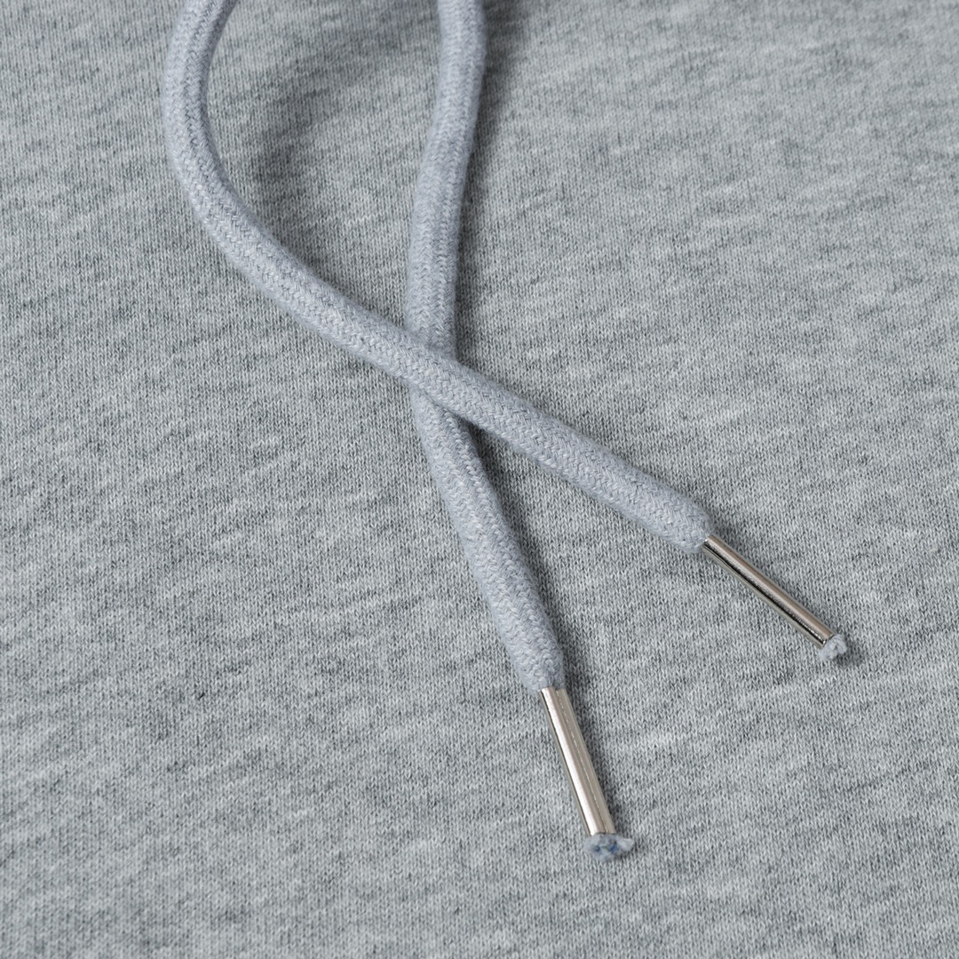 CELINE Triomphe hoodie in cotton and cashmere (2Y377450I-09ME）