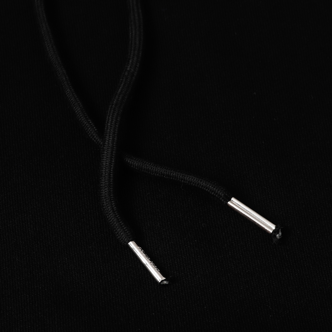 CELINE Triomphe hoodie in cotton and cashmere (2Y377450I-09ME）