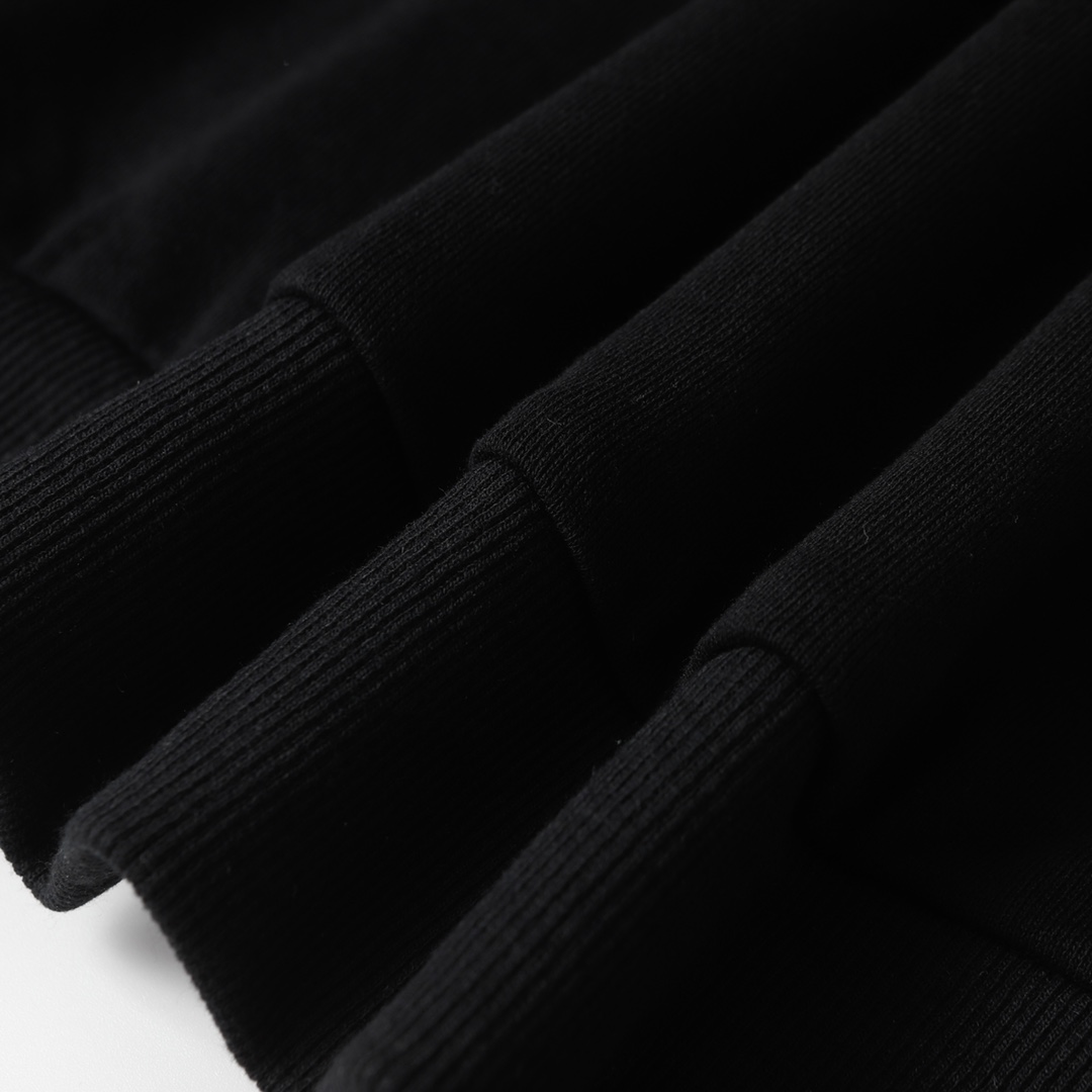 CELINE Triomphe hoodie in cotton and cashmere (2Y377450I-09ME）