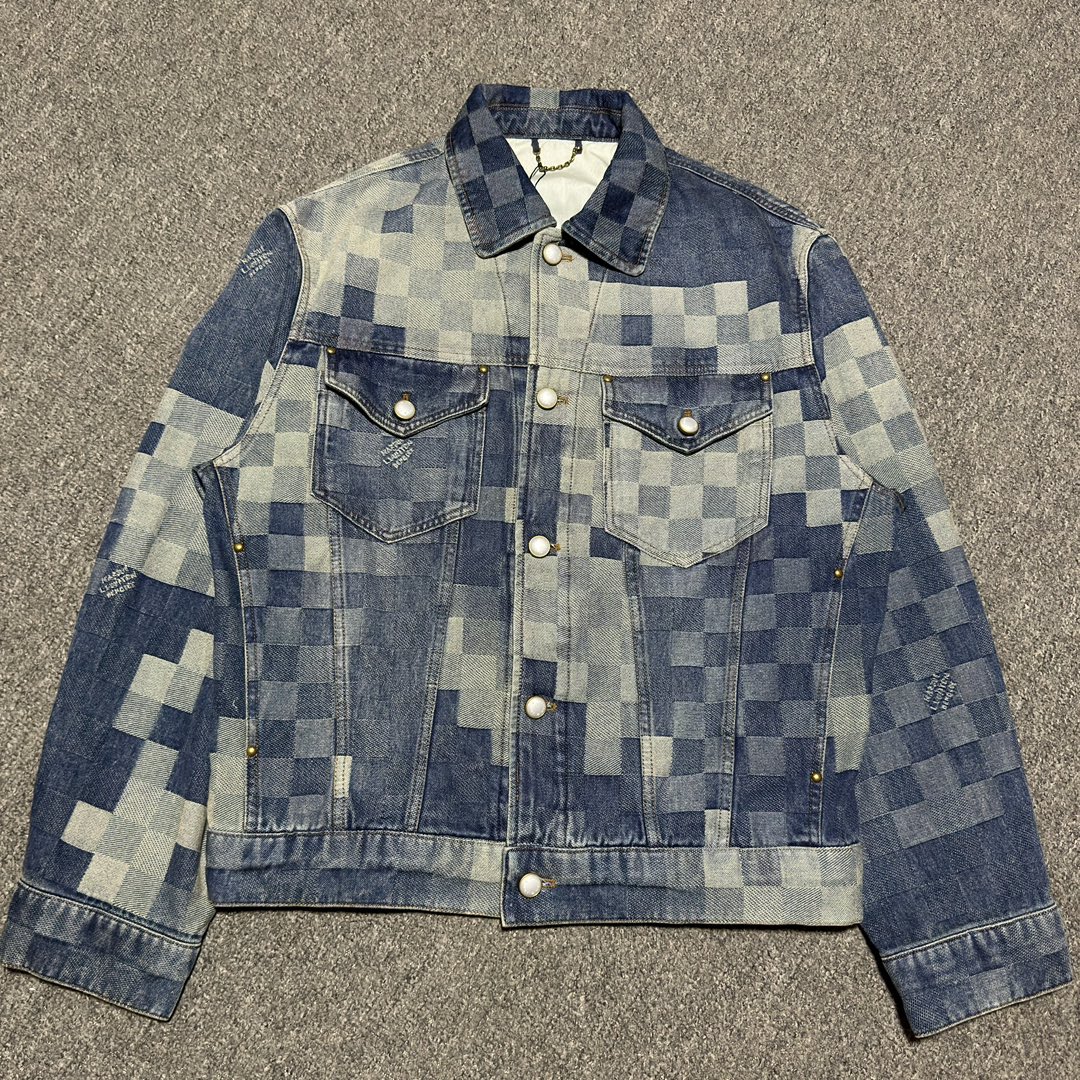Louis Vuitton  Damier Classic Denim Jacket - Ready-to-Wear（1AFHUW）