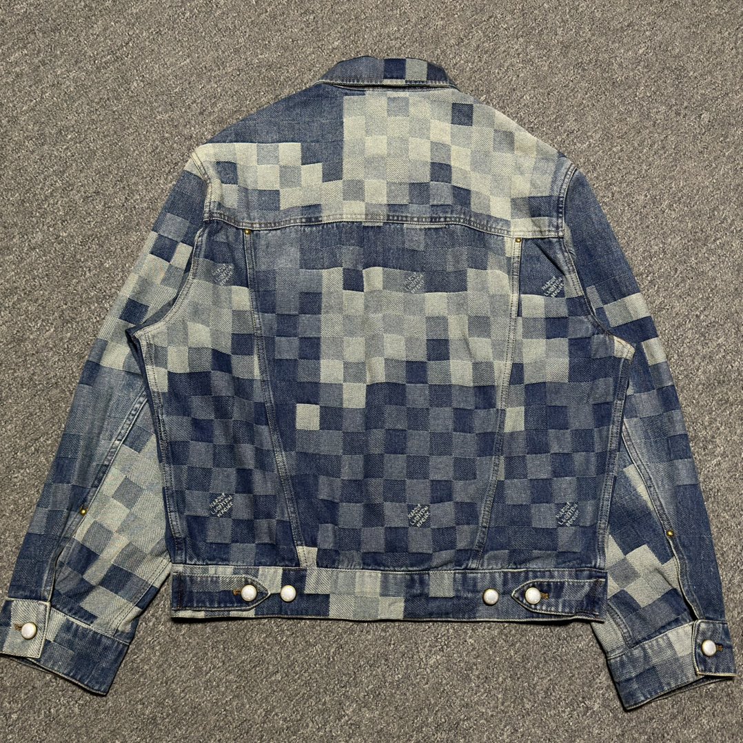 Louis Vuitton  Damier Classic Denim Jacket - Ready-to-Wear（1AFHUW）