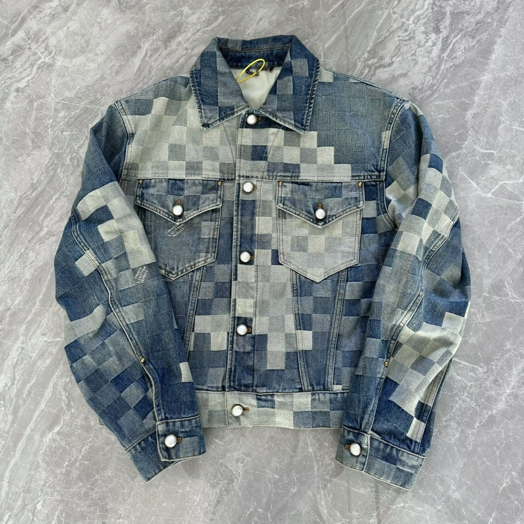 Louis Vuitton  Damier Classic Denim Jacket - Ready-to-Wear（1AFHUW）