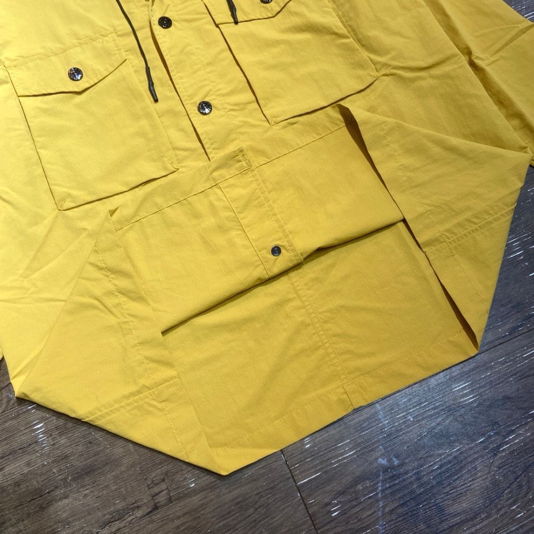 Stone Island Garment Dyed Hooded Button Overshirt（721512408-V0058）