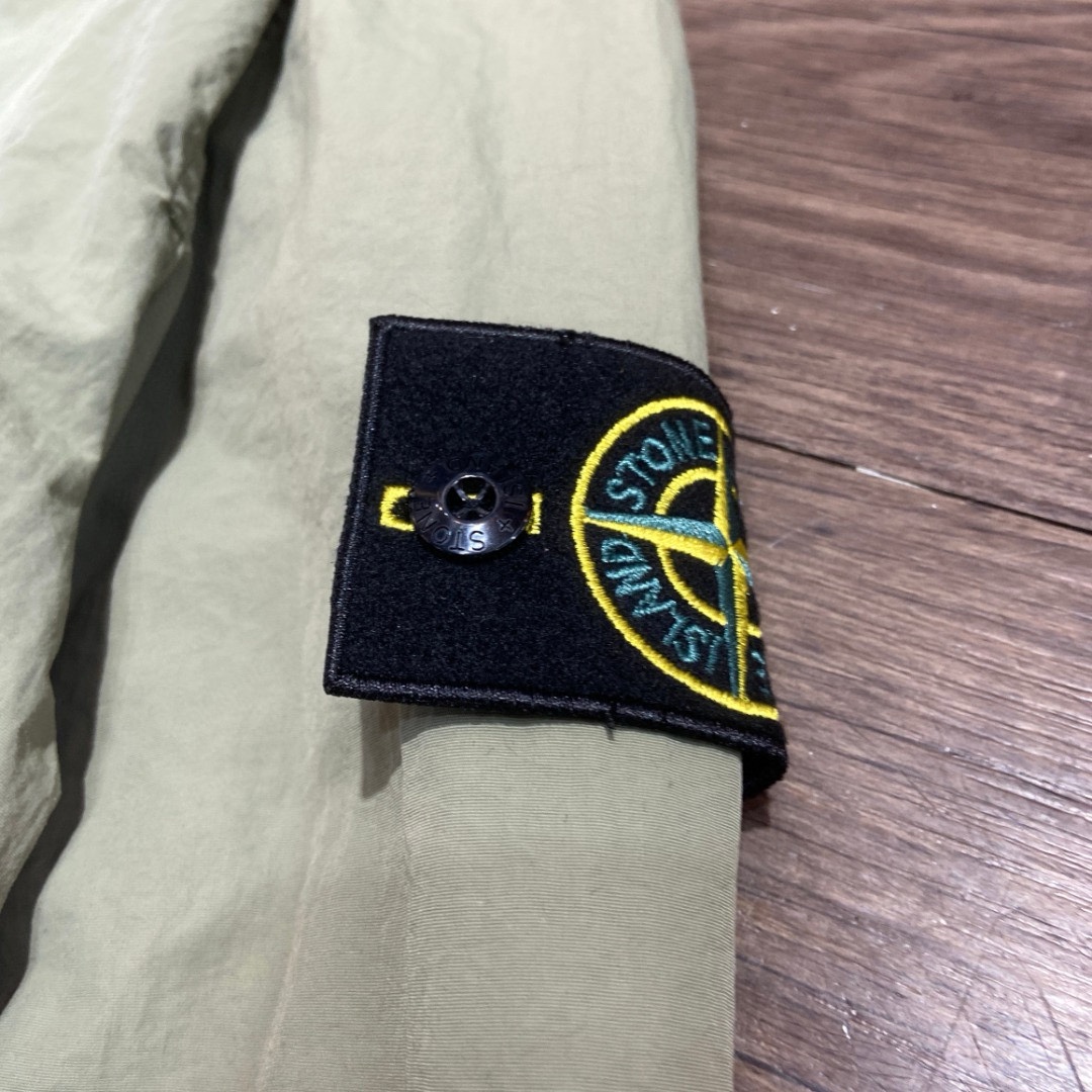 Stone Island Garment Dyed Hooded Button Overshirt（721512408-V0058）
