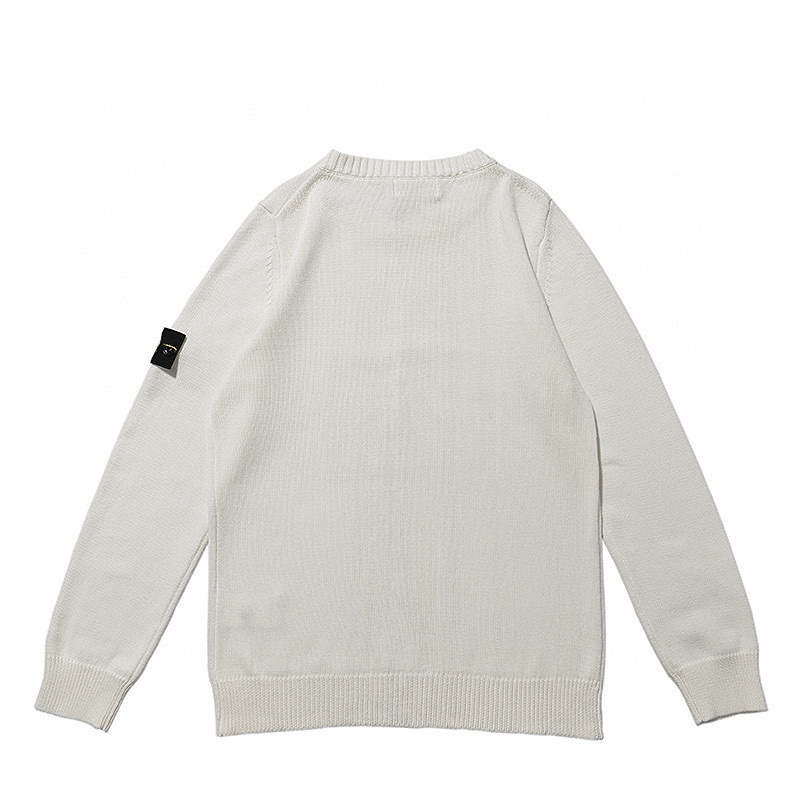 Stone Island 503A7 Wappen Patch Men's Knit（7515503A7-V0099）