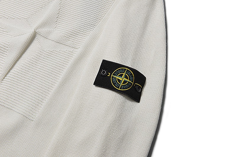 Stone Island 503A7 Wappen Patch Men's Knit（7515503A7-V0099）