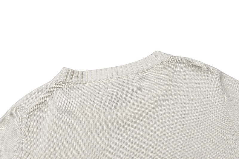 Stone Island 503A7 Wappen Patch Men's Knit（7515503A7-V0099）