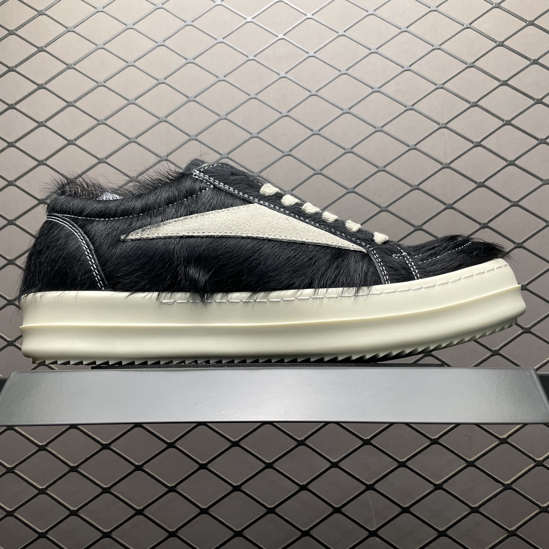 Rick Owens Suede leather sneakers(RR01D3897LHLLVS-911)