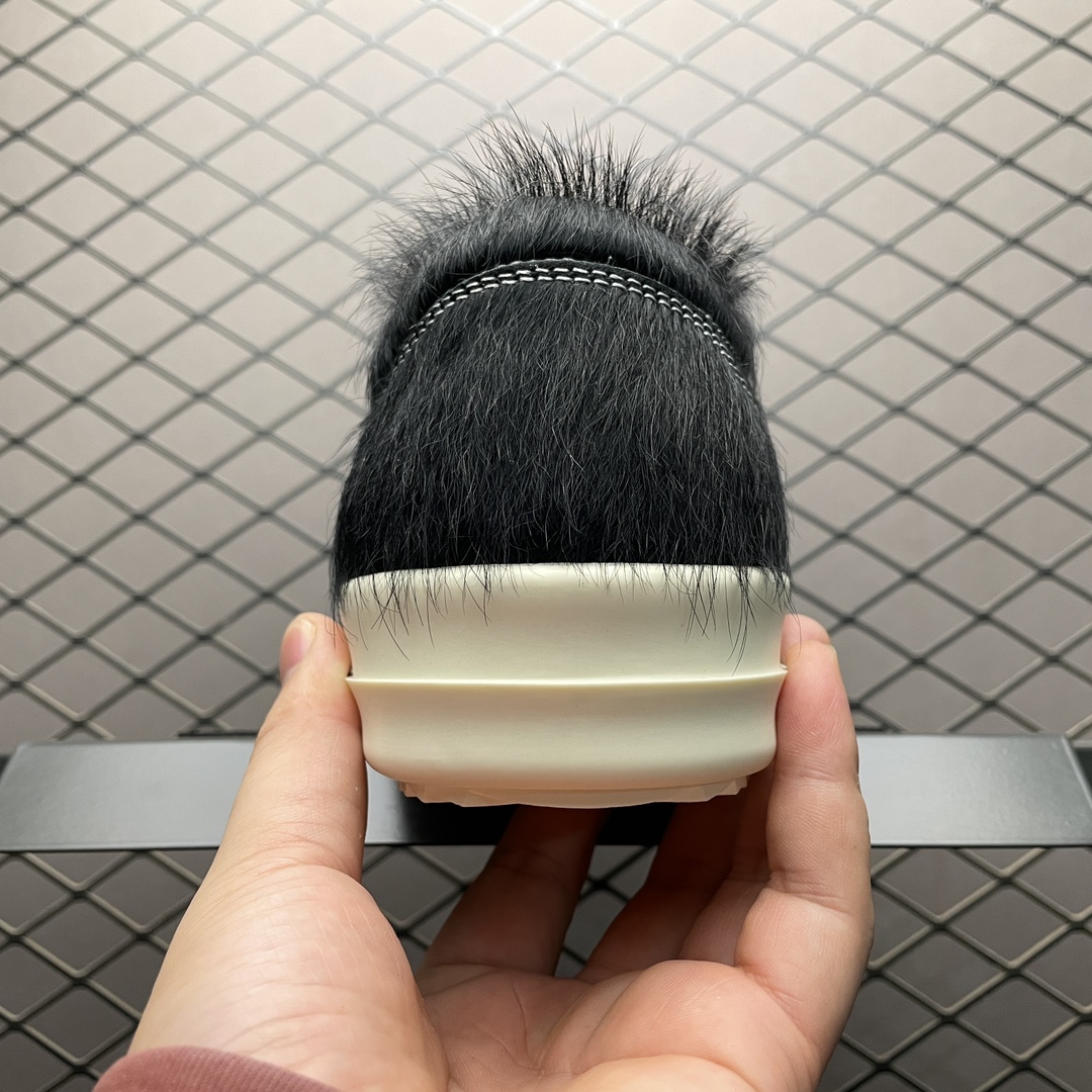 Rick Owens Suede leather sneakers(RR01D3897LHLLVS-911)