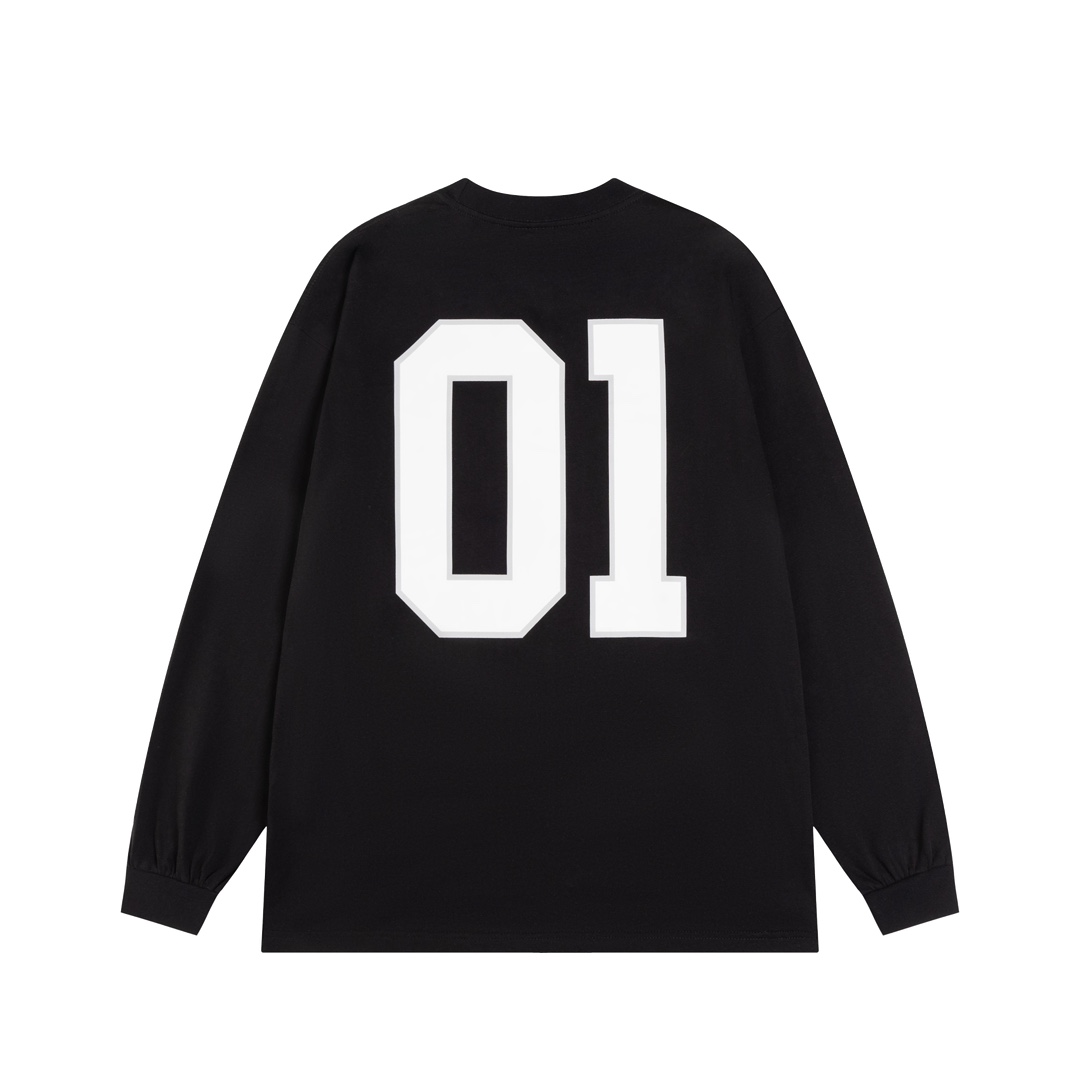 BALENCIAGA  Men's Basketball Series - Long Sleeve T-Shirt, Large Fit (796917TRVW99016）