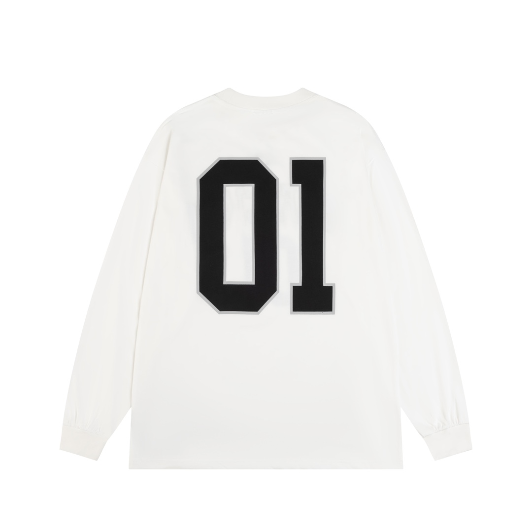 BALENCIAGA  Men's Basketball Series - Long Sleeve T-Shirt, Large Fit (796917TRVW99016）