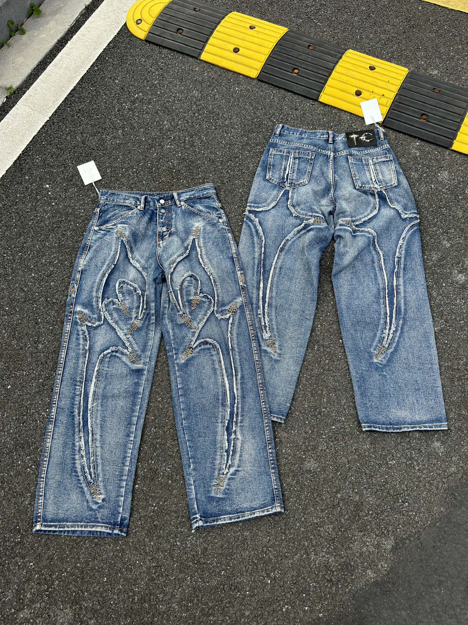 THUG CLUB Tribal Denim Pants （TC23PT0702）