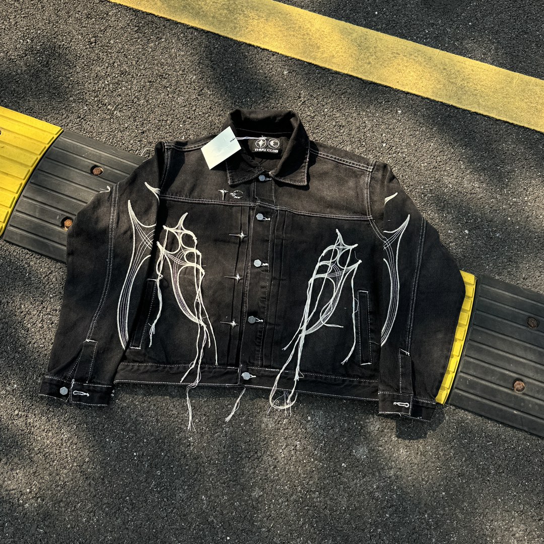 THUG CLUB Tribal Tree Denim Jacket（TCFW-100-01）