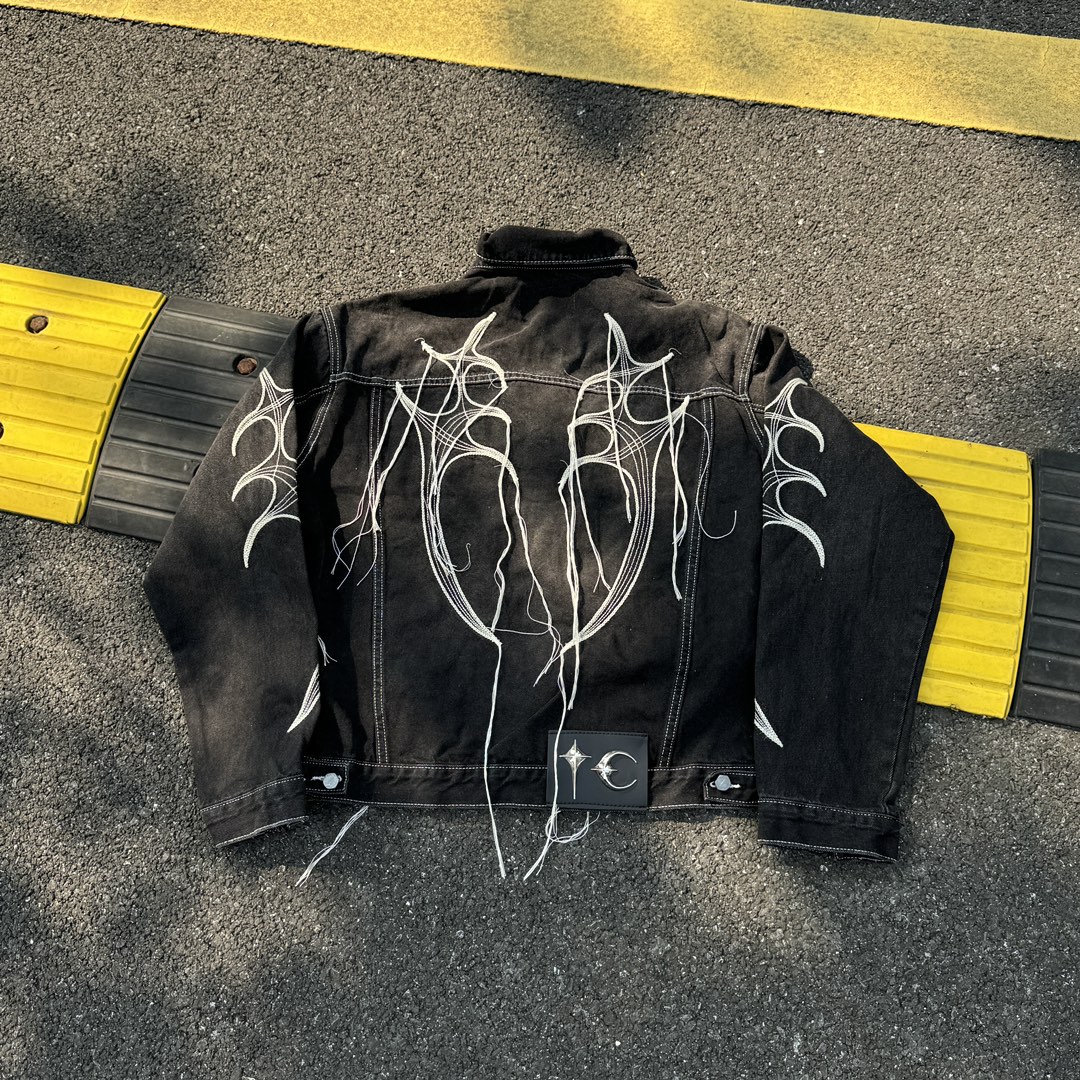 THUG CLUB Tribal Tree Denim Jacket（TCFW-100-01）