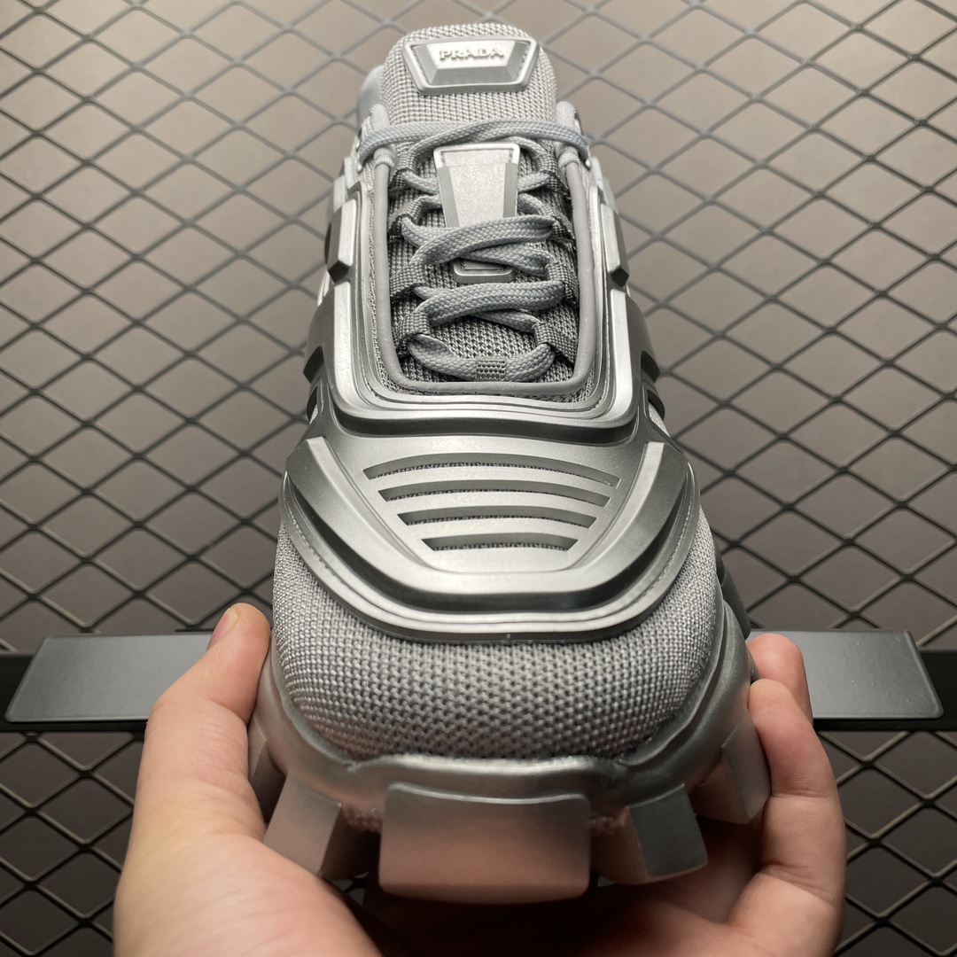 Prada Cloudbust Thunder Technical Fabric Silver（2EG293_3KZU_F0118）