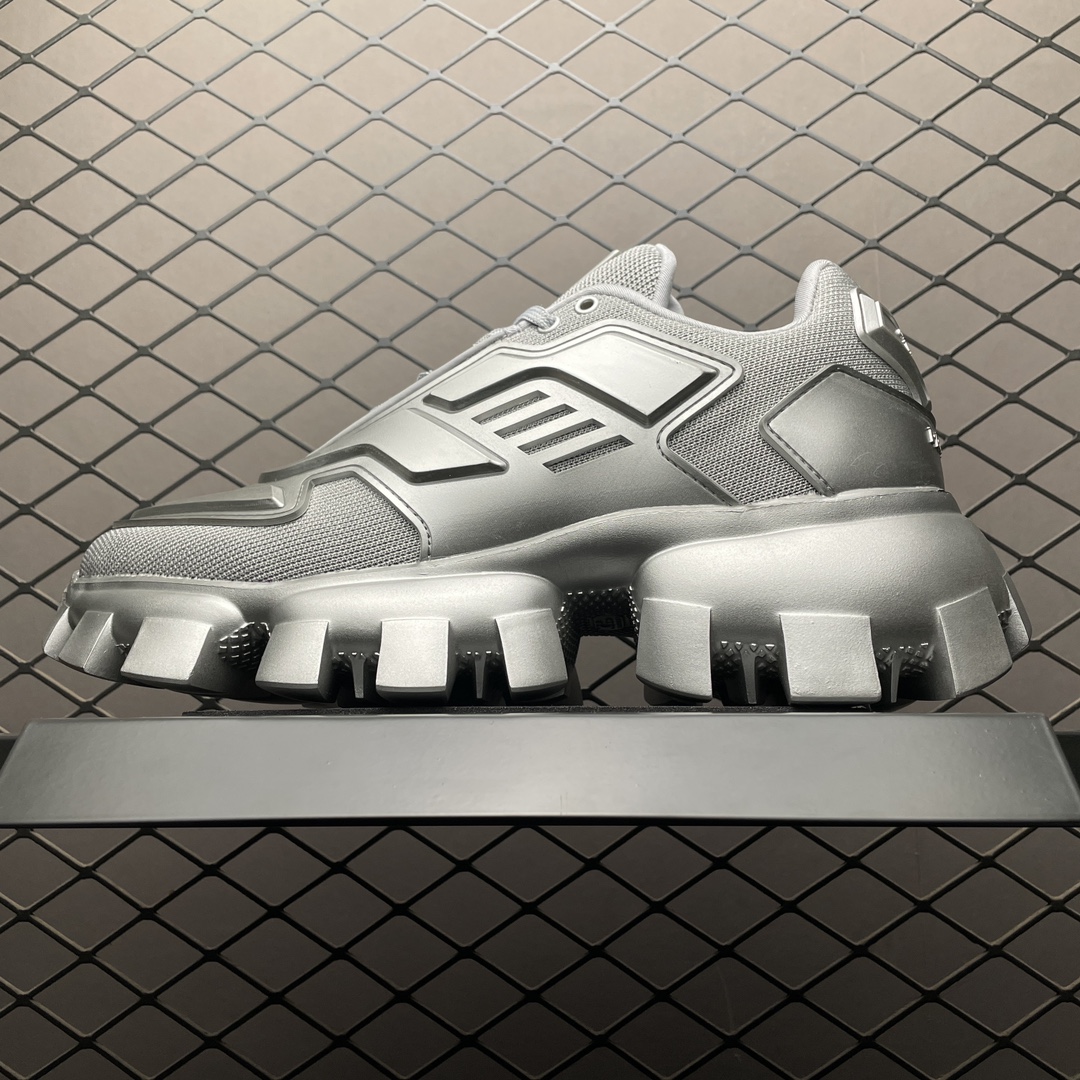 Prada Cloudbust Thunder Technical Fabric Silver（2EG293_3KZU_F0118）