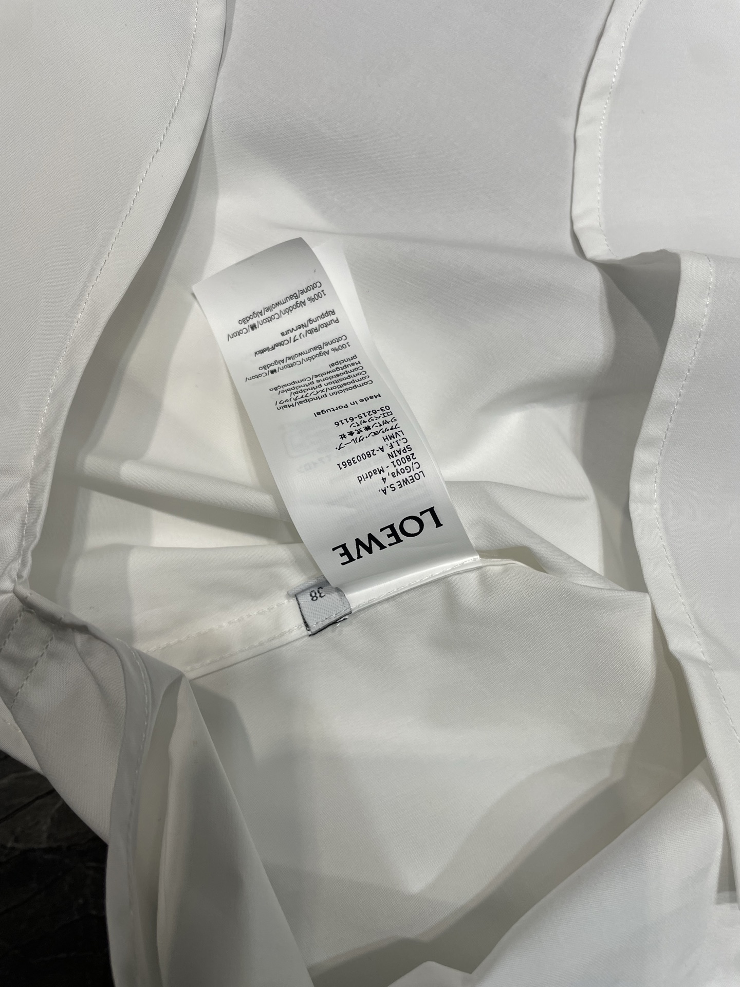 LOEWE Anagram embroidered buttoned shirt（H526Y05WDX）