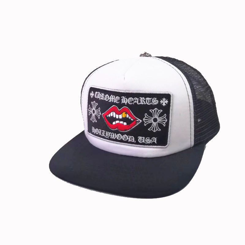 CHROME HEARTS Chomper Hollywood Trucker Hat Cap Metal material (non-silver)（CH200514）