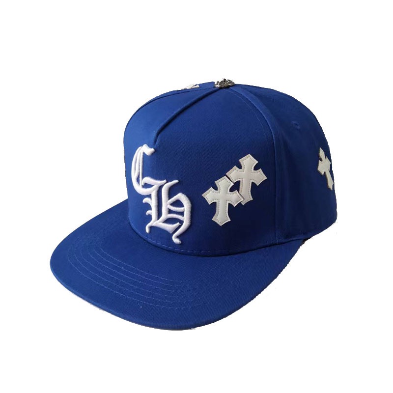 CHROME HEARTS Crosspatch Baseball Cap Blue Metal material (non-silver)（CH200515）
