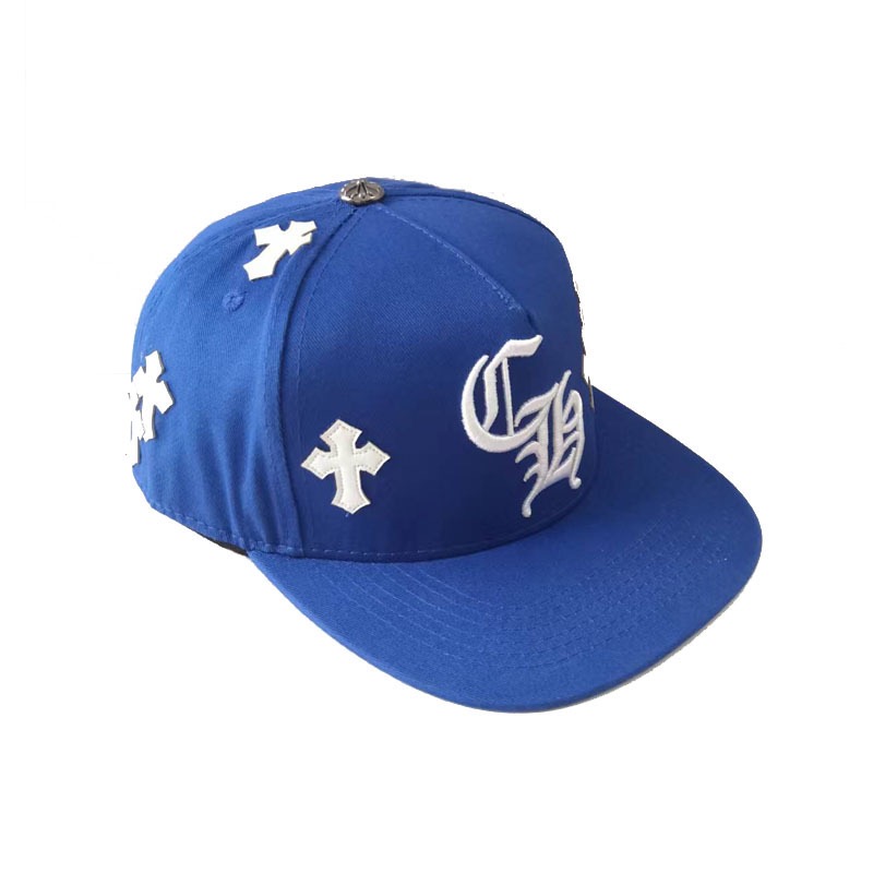 CHROME HEARTS Crosspatch Baseball Cap Blue Metal material (non-silver)（CH200515）