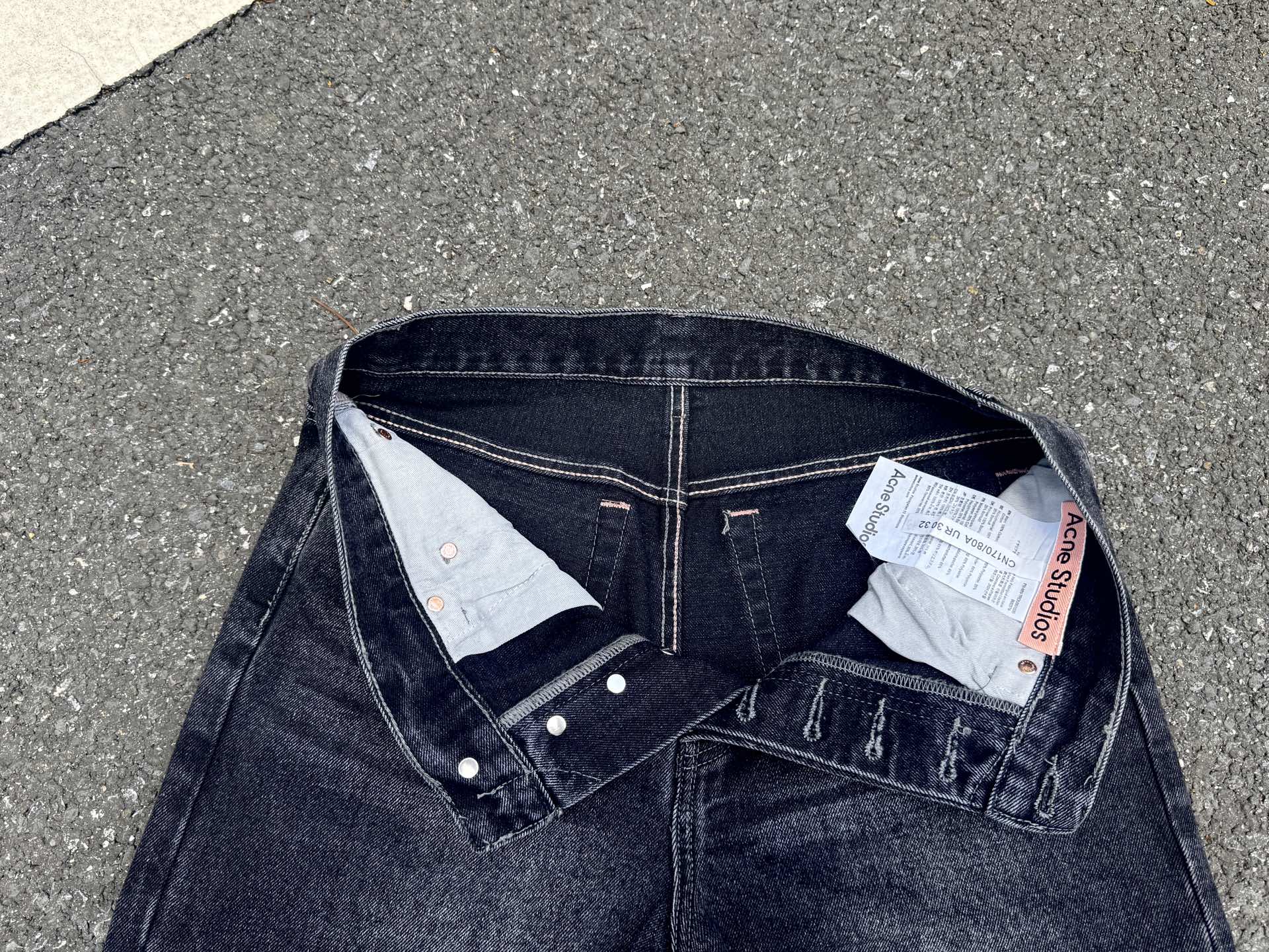 Acne Studios 2021M Loose Fit Jeans (B00363-900）