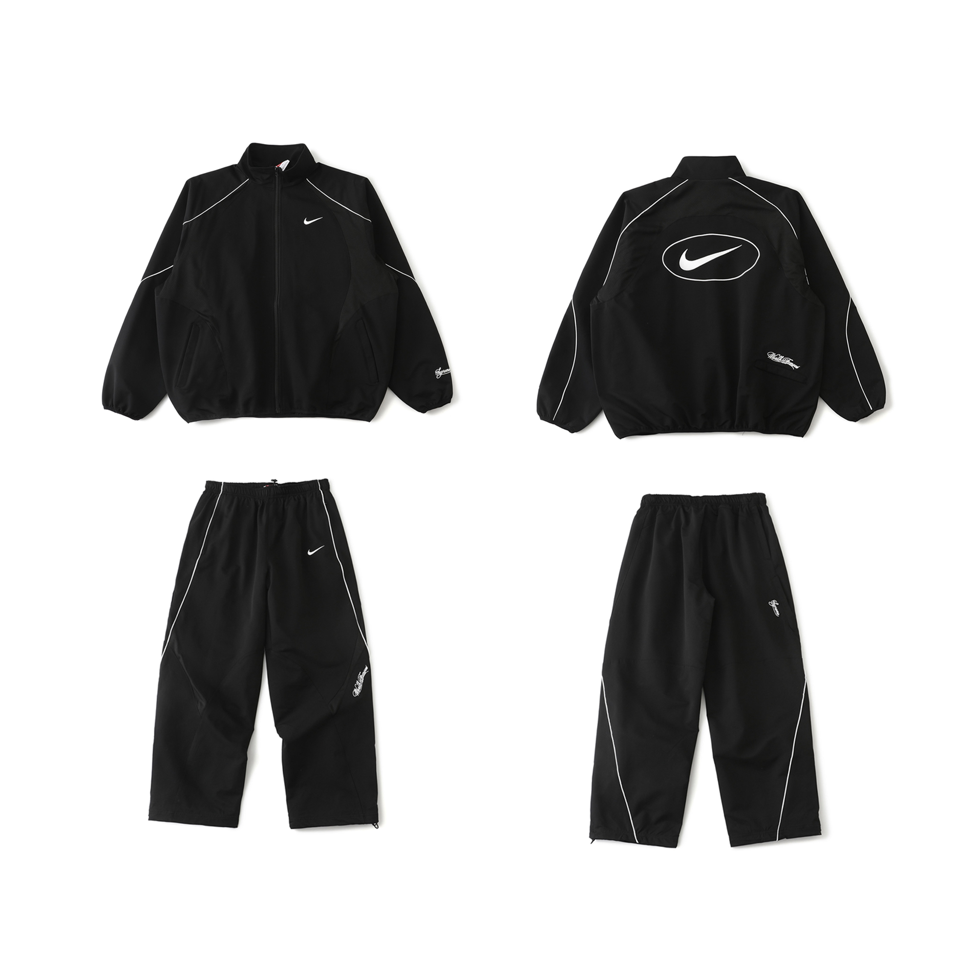 Supreme x Nike Track Pant "Black" （SUP-SS25-219）