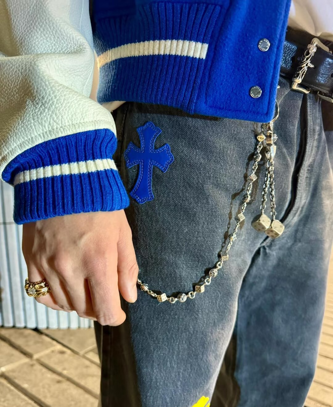 Chrome Hearts Dice Pants Chain（CHROME HEARTS 350）