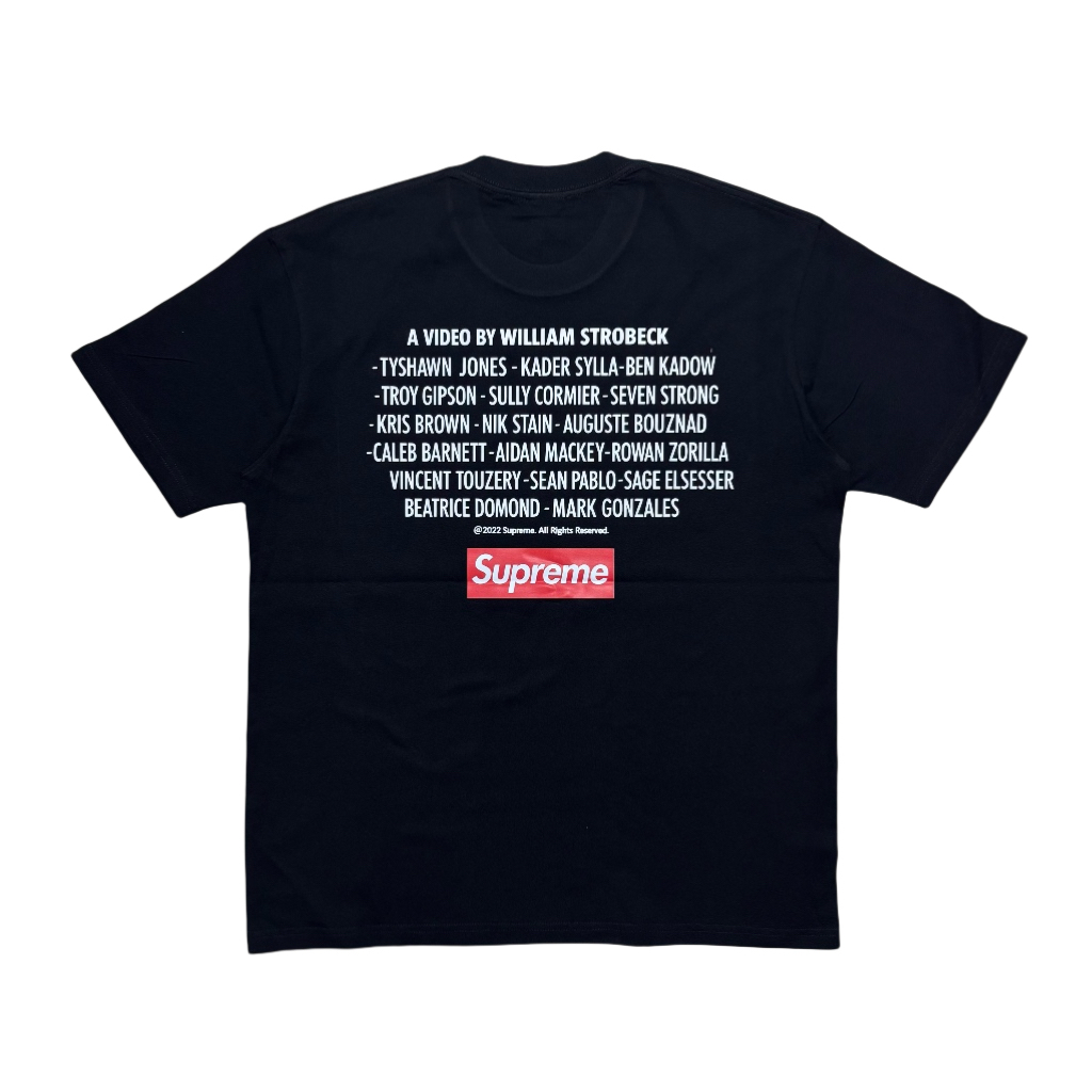 Supreme FW22 Week 14 Play Dead Tee (SUP-FW22-784）