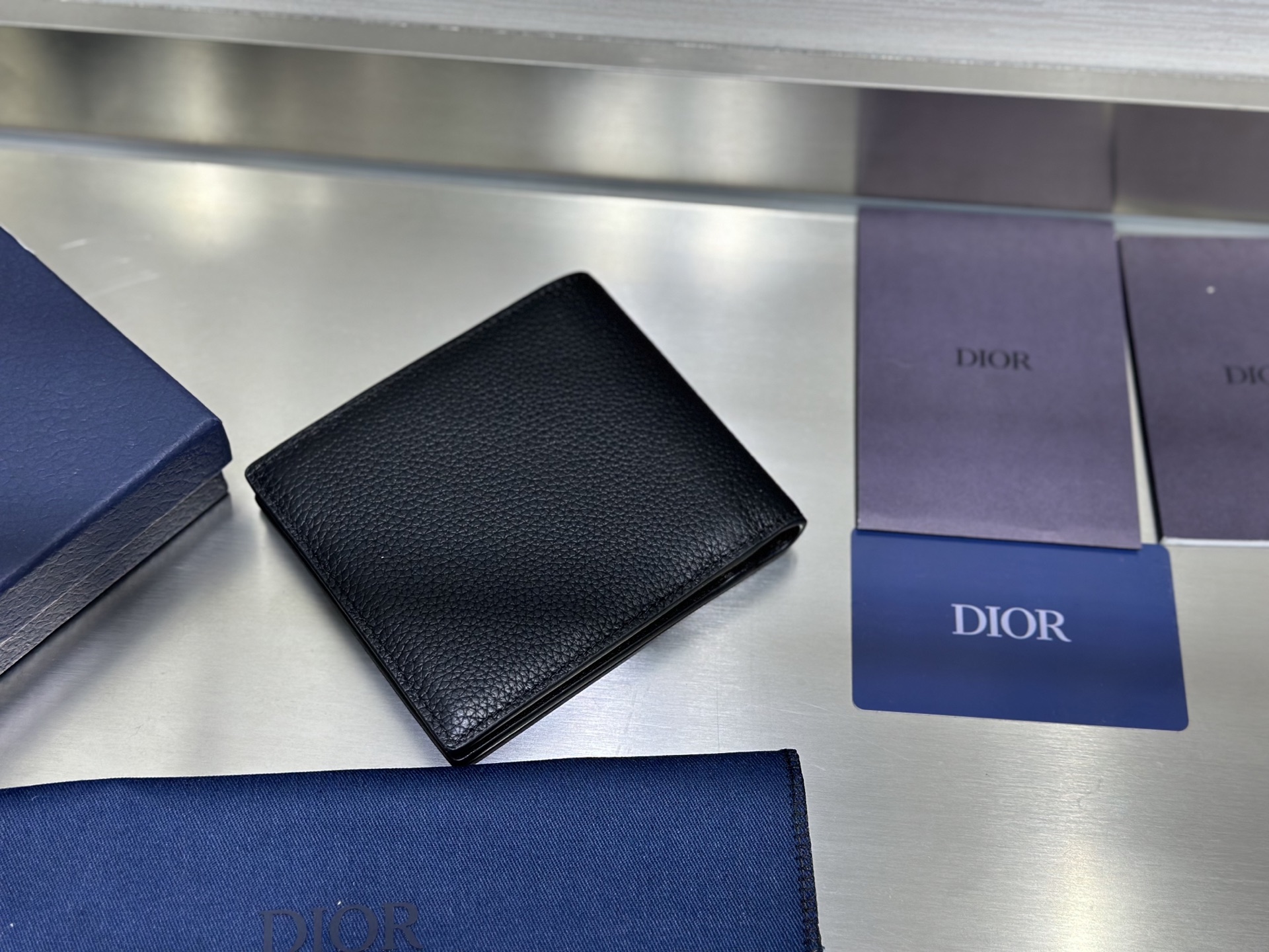 DIOR Logo folding wallet（2OBBC027YSE-H05E）
